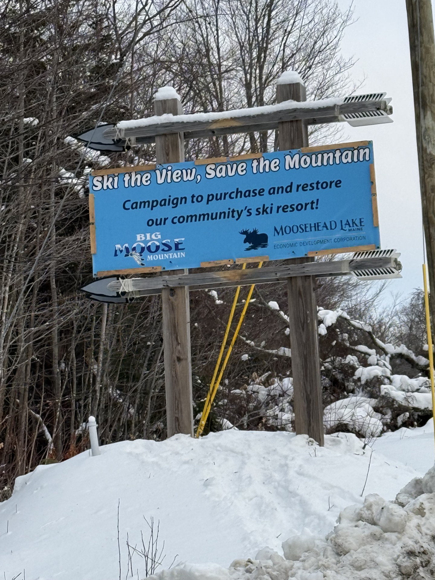 Public Launch of Ski the View, Save the Mountain Campaign